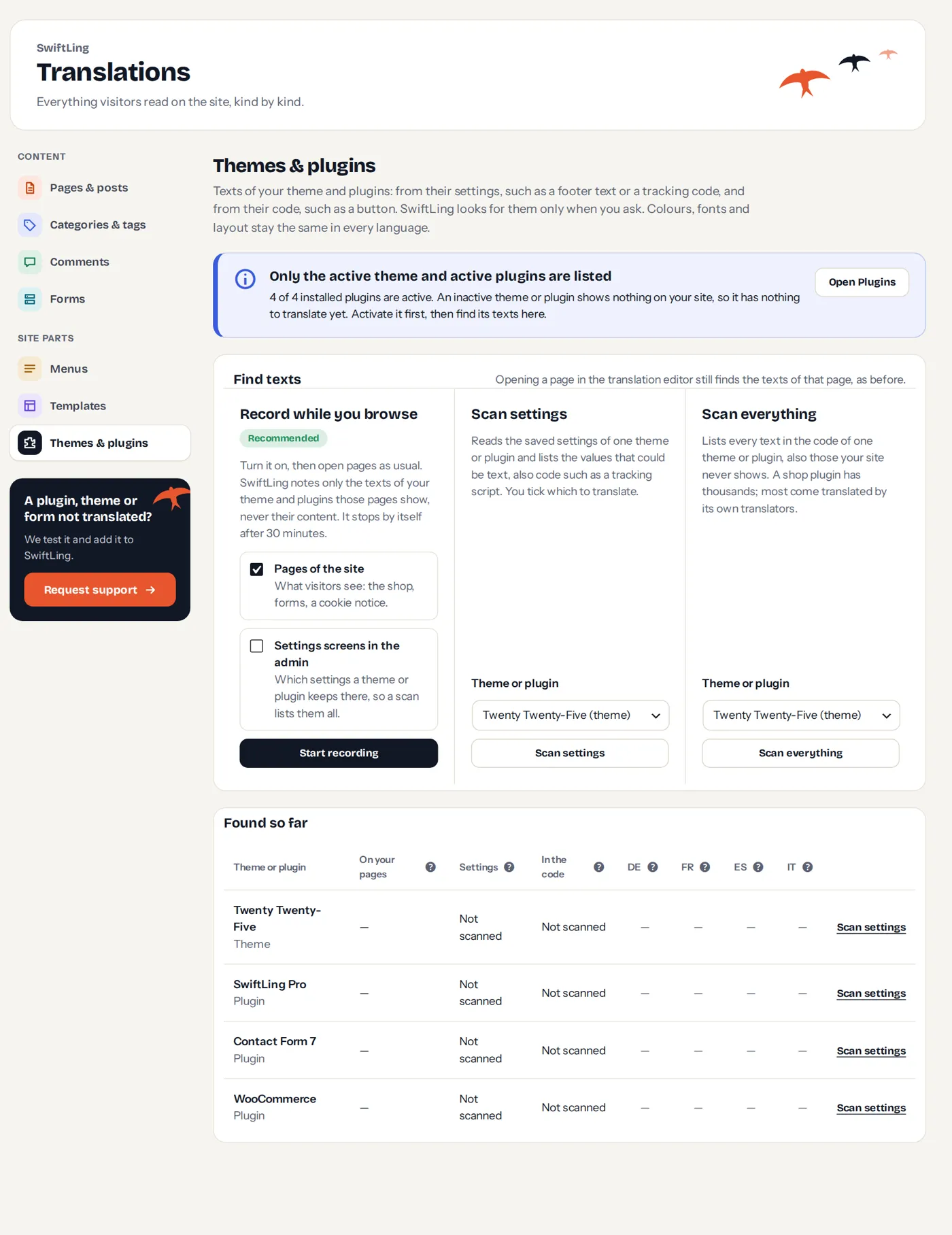 Translations › Themes & plugins